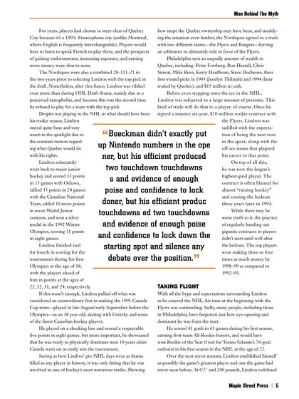 TextWorks portfolio sample: Sports Magazine Feature Page thumbnail